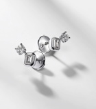 Bucherer Fine Jewellery Inner Fire 18kt white gold earrings with diamonds