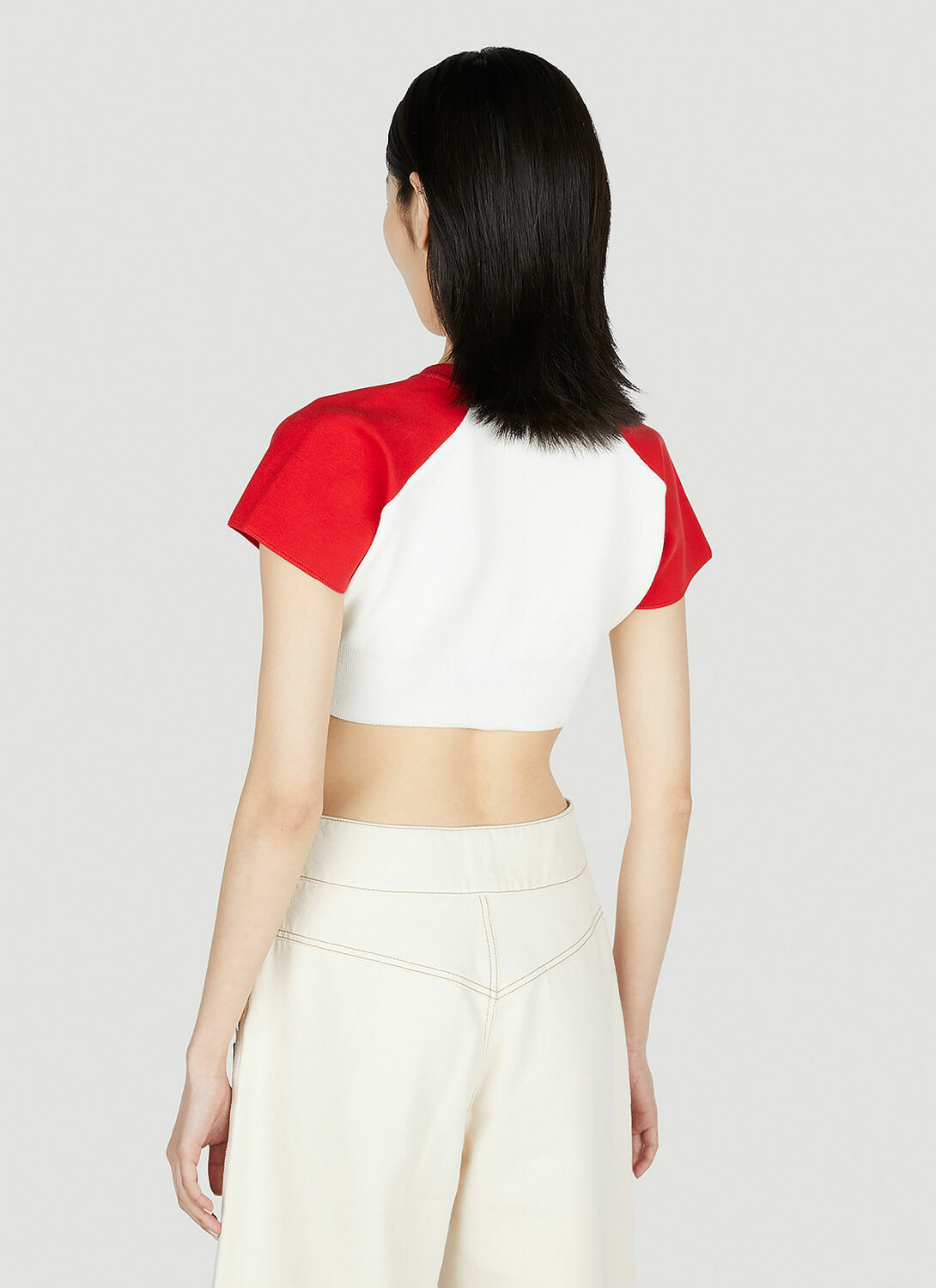 Meryll Rogge Cropped Baseball Top