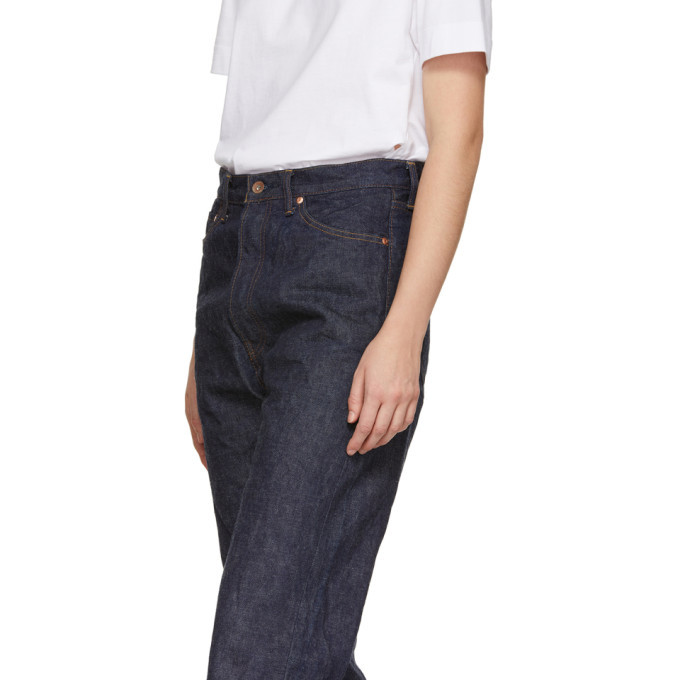 Chimala Indigo Wide Tapered Selvedge Denim Jeans