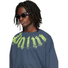 Palm Angels Gray Palm Sunglasses