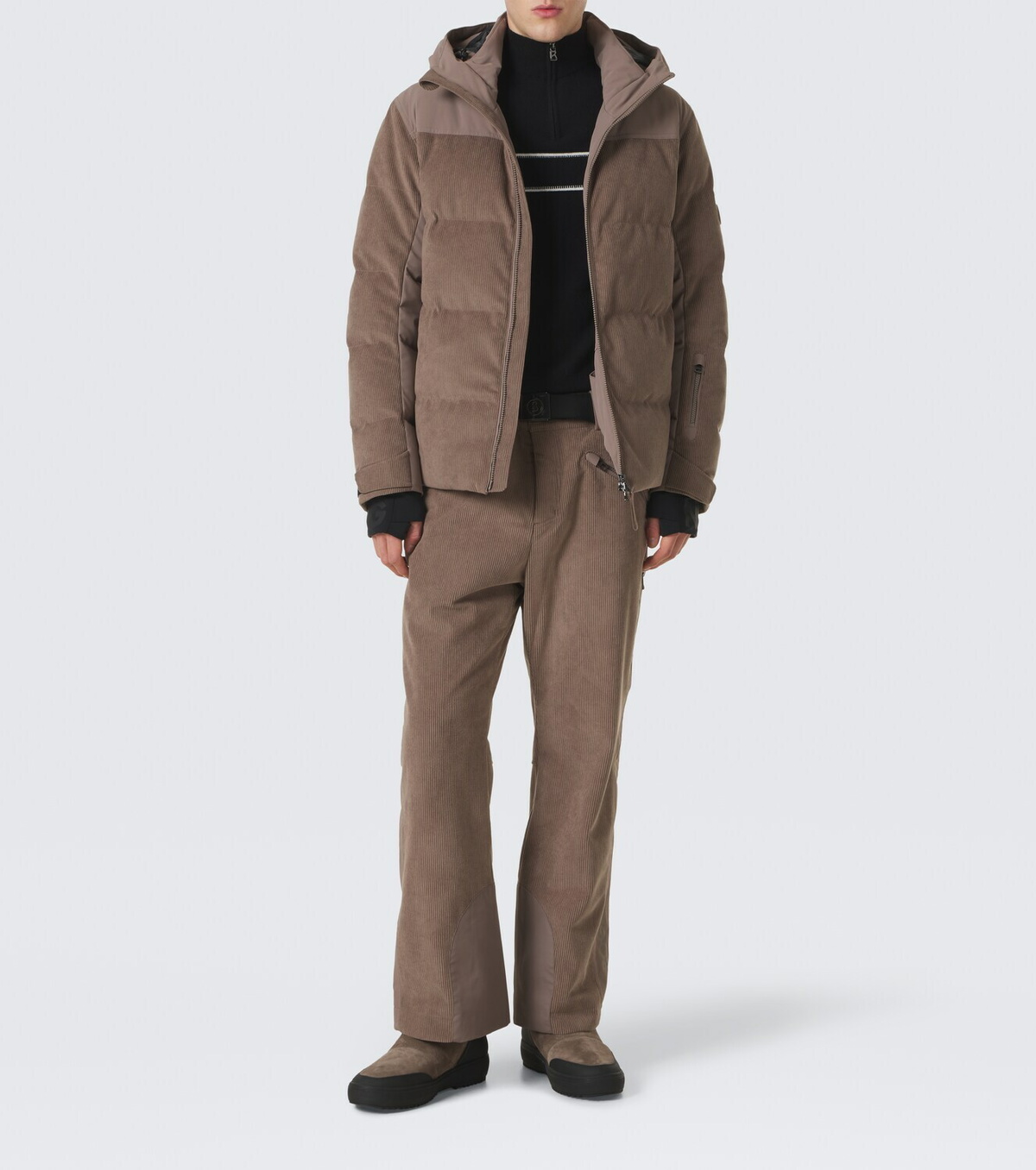 Bogner Kuno virgin wool half-zip sweater