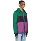 Acne Studios Green Stripe Odgar Face Jacket