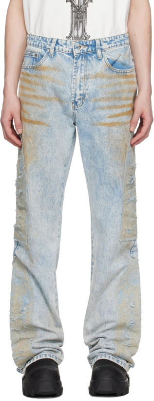 Photo: Who Decides War Blue Mechanic Signature Jeans