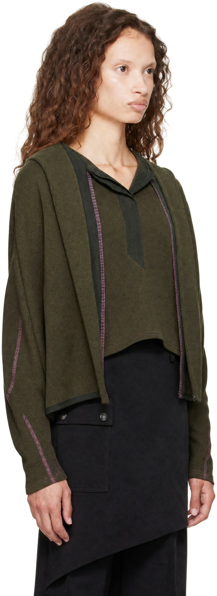 Kiko Kostadinov Khaki Petrel Pullover Hoodie