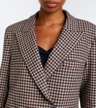 Blazé Milano Everynight checked wool and cashmere blazer