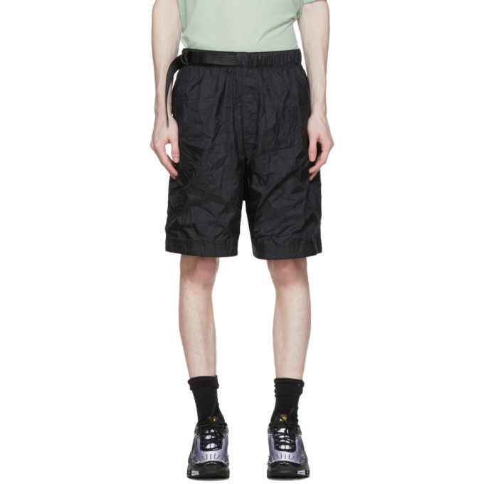 Photo: Nike Black Sportswear Tech Pack Shorts
