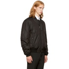 Moncler Black Down Allix Bomber Jacket