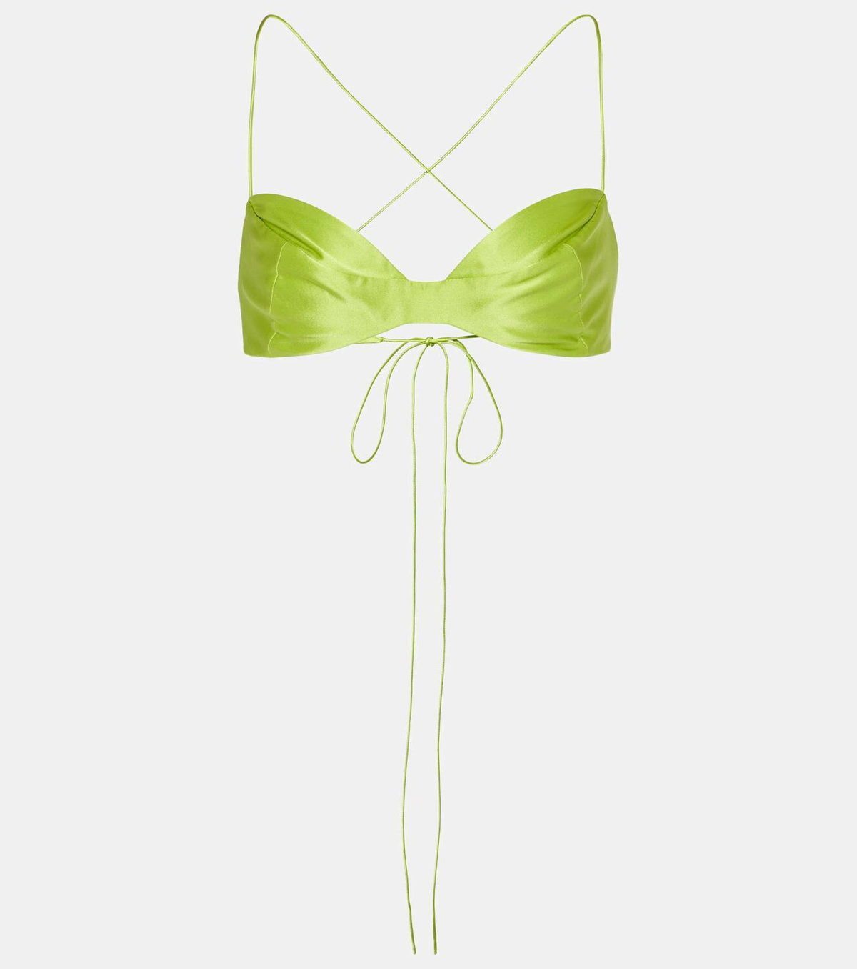 The Sei Silk satin bra top