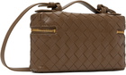 Bottega Veneta Taupe Bang Bang Vanity Case Bag