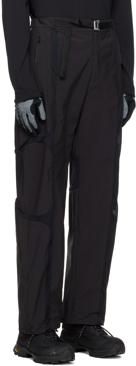 _J.L - A.L_ Black Paneled Trousers