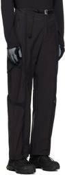 _J.L - A.L_ Black Paneled Trousers