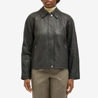 Samsøe Samsøe Women's Sanok Leather Jacket in Black