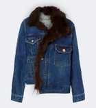 Sacai Asymmetric denim jacket
