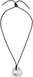 AGMES Silver & Black Simone Bodmer-Turner Edition Gertrude Pendant Necklace
