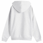 SKIMS Men's Fleece Lounge Relaxed Hoodie in Light Heather Grey