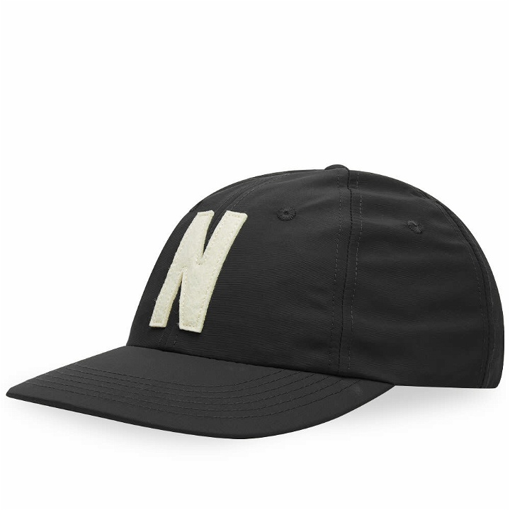 Photo: Norse Projects Men's Logo Sports Cap in Black