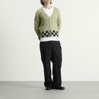 Second/Layer Men's Second Layer Chevy Cardigan in Green/Black