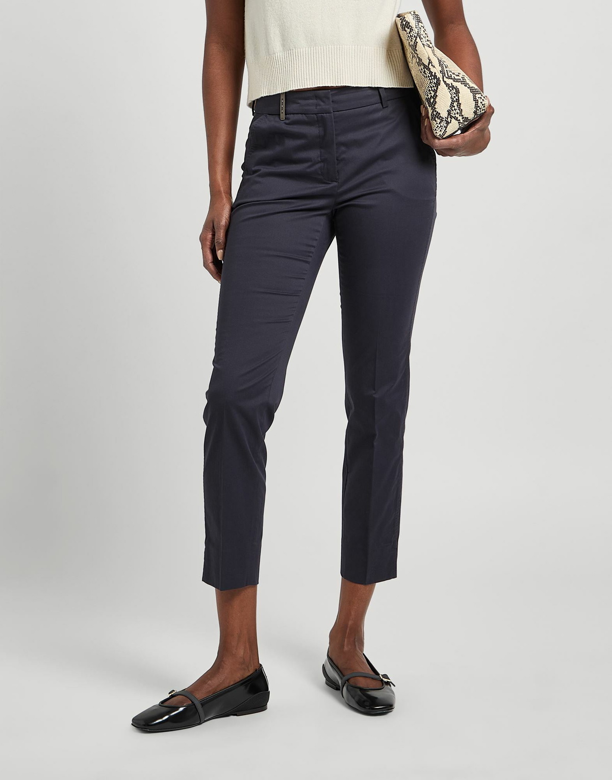 Peserico Icon 4718 Womens Pants Midnight in Blue