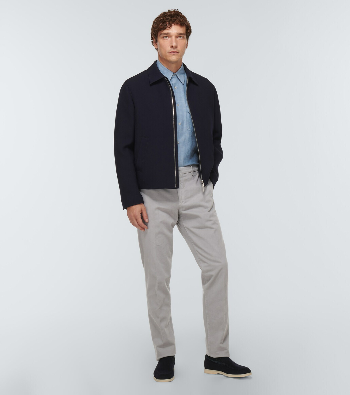 Loro Piana - Thomas cotton and cashmere shirt Loro Piana