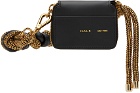 KARA Black & Gold Phone Cord Bike Wallet Bag