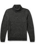 Inis Meáin - Donegal Merino Wool and Cashmere-Blend Rollneck Sweater - Gray