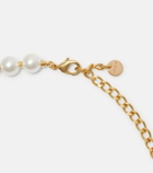 Self-Portrait Faux pearl-embellished necklace