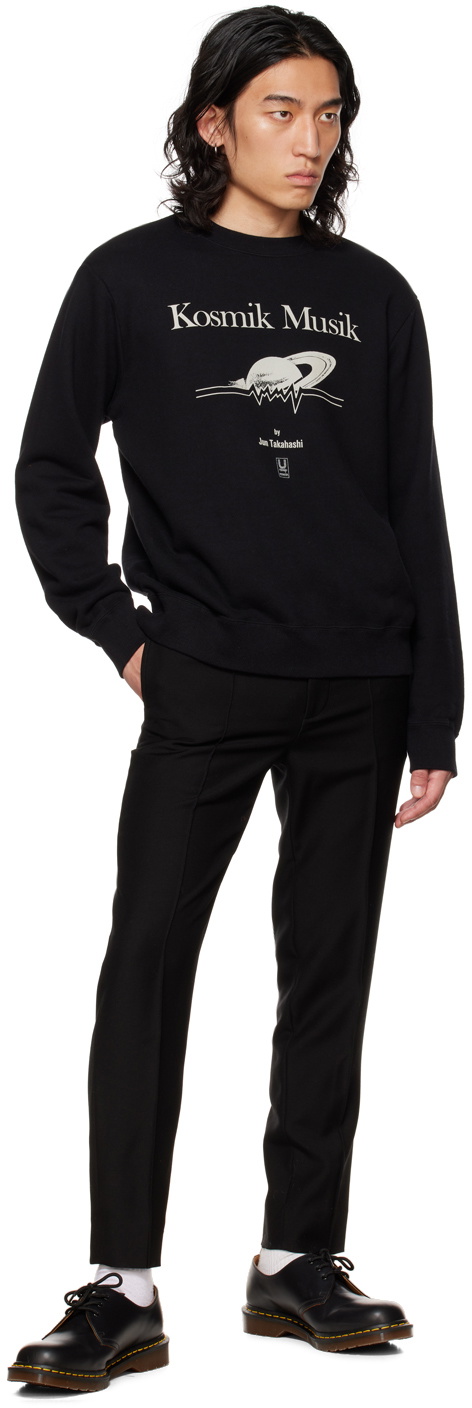 ミュージシャン prince black M ANTHOLOGY SWEATSHIRT Princess Goes to the Butterfly Museum - Black Logo Crewneck
