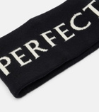 Perfect Moment Logo wool-blend headband