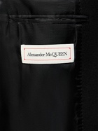 ALEXANDER MCQUEEN - Wide Shoulder Fitted Cashmere Coat