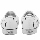 Polo Ralph Lauren Men's All Over Pony Player Keaton Sneakers in White
