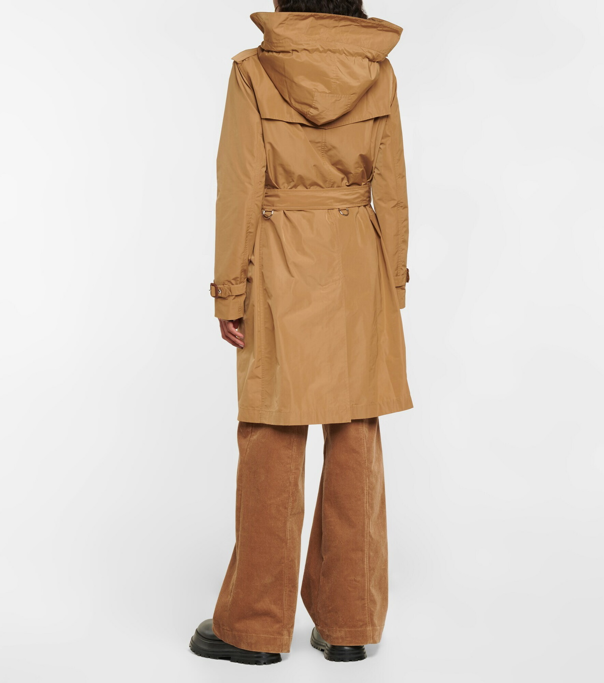Burberry - Kensington hooded trench coat