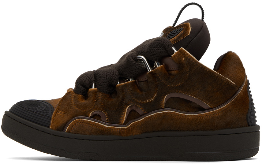 Lanvin Brown Curb Sneakers Lanvin