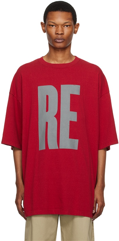 Photo: UNDERCOVER Red Printed T-Shirt