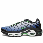 Nike Men's Air Max Plus Sneakers in Black/Scream Green