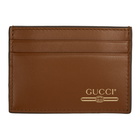 Gucci Tan Money Clip Card Holder