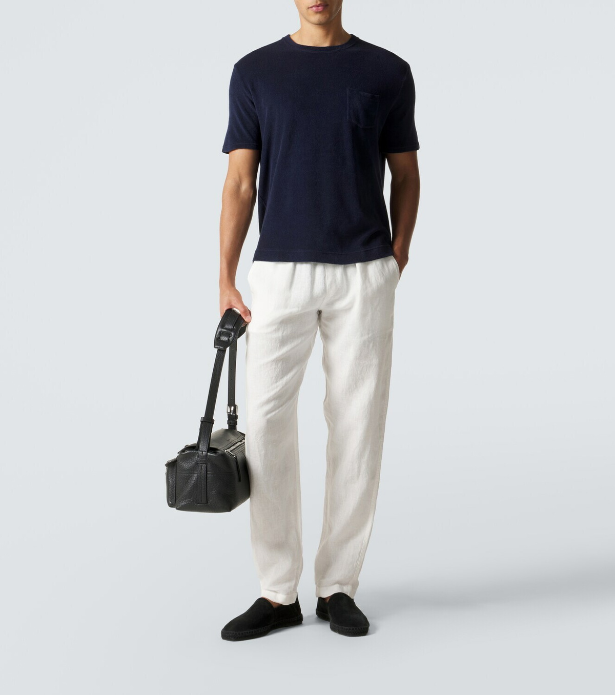 Thom Sweeney Cotton jersey T-shirt