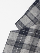 Thom Browne - Madras-Checked Wool-Twill Blazer - Gray