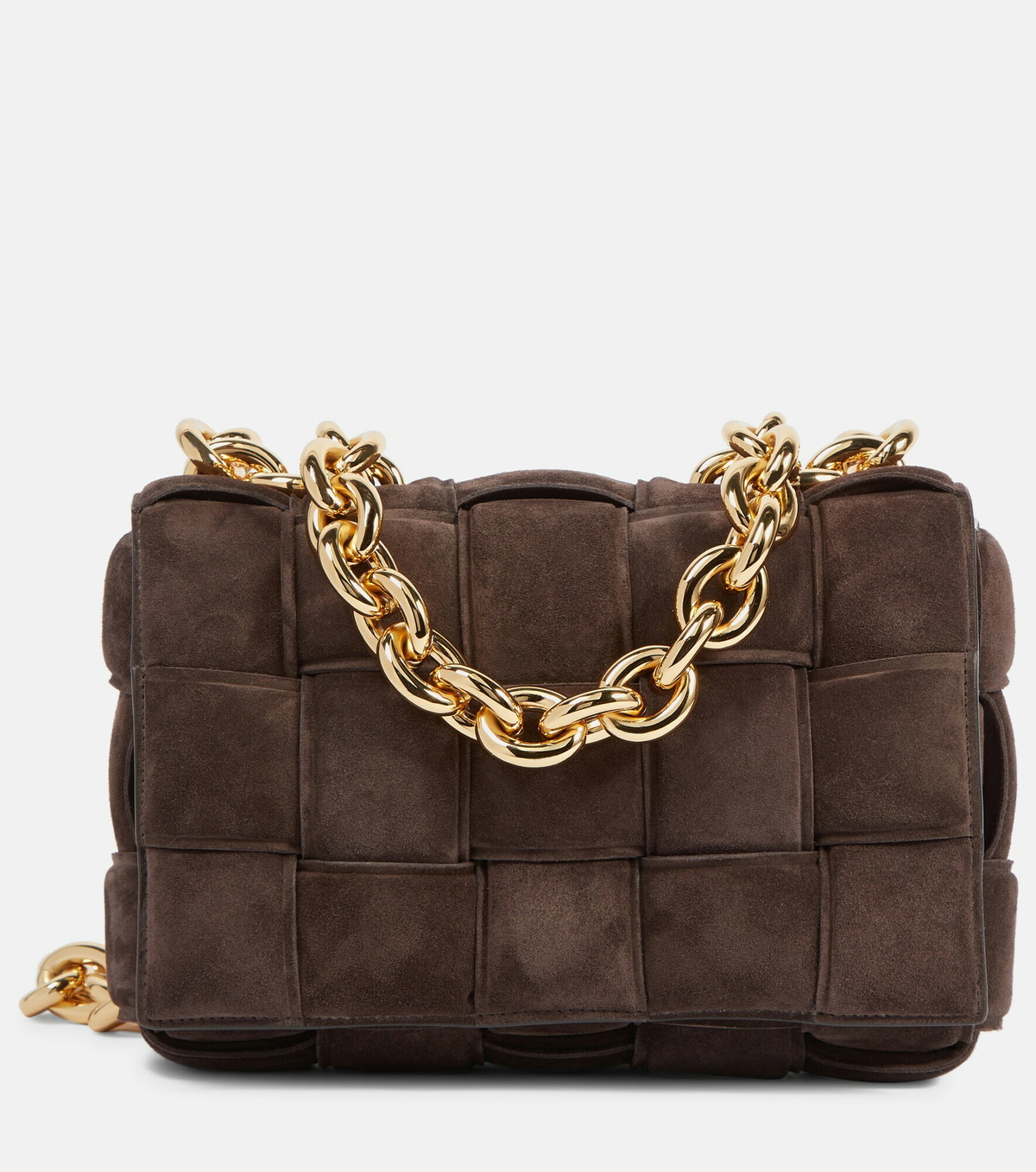 Bottega Veneta - Chain Cassette suede shoulder bag