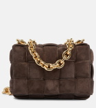 Bottega Veneta - Chain Cassette suede shoulder bag
