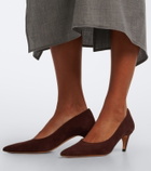 JUDE Blade suede pumps