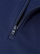 RLX Ralph Lauren - Logo-Embroidered Stretch Recycled-Jersey Half-Zip Gilet - Blue