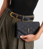 Saint Laurent Paris Mini quilted satin shoulder bag