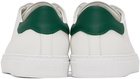 Axel Arigato White & Green Clean 90 Sneakers