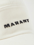 Isabel Marant - Tyron Logo-Embroidered Cotton-Twill Baseball Cap - Neutrals