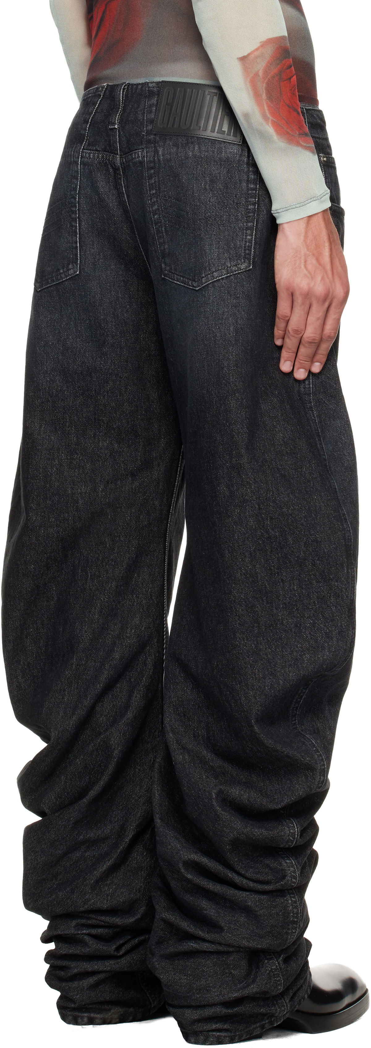Jean Paul Gaultier Black Oversize Fit Jeans