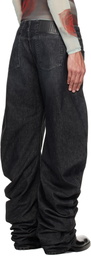 Jean Paul Gaultier Black Oversize Fit Jeans
