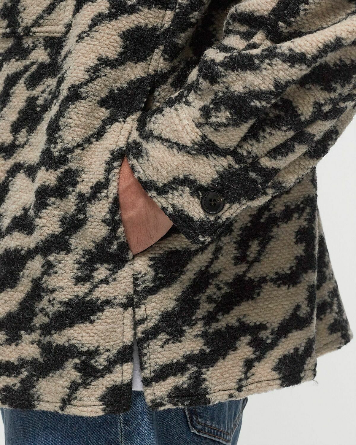 Marant Kervon Vest Black/Beige Fleece Jackets