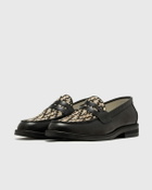Duke & Dexter WILDE BOMBAY RATTAN LOAFER Black Mens Casual Shoe