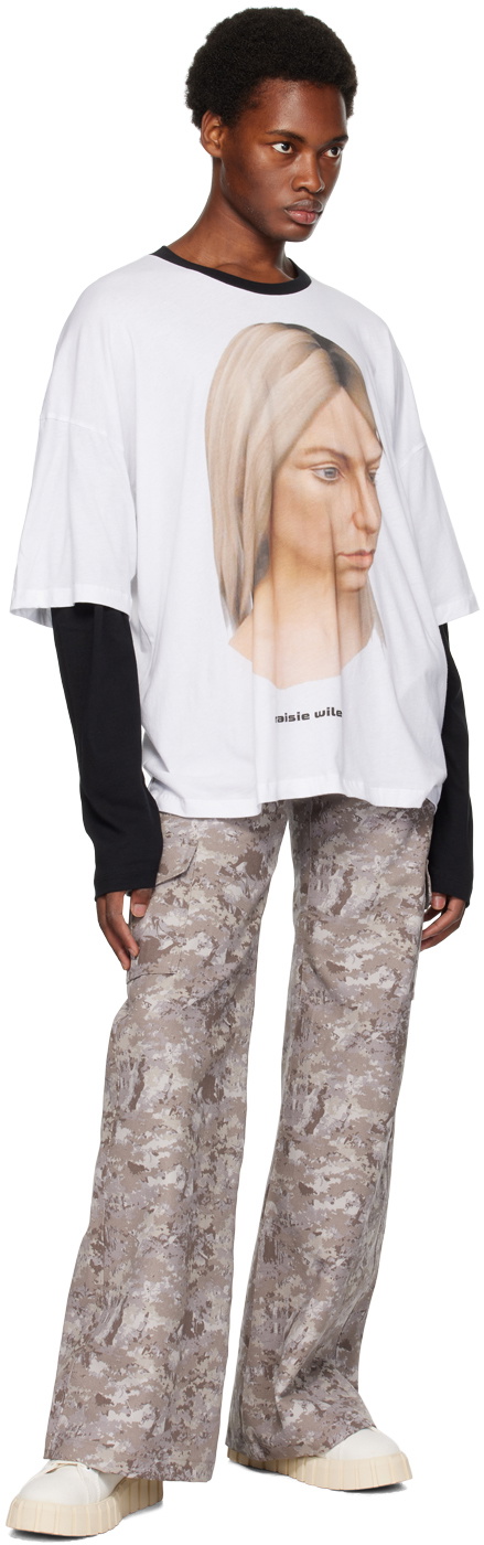 Maisie Wilen White & Black Nominee Long Sleeve T-Shirt