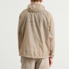 and wander Men's x Altra Ventilation Wind Jacket in Beige